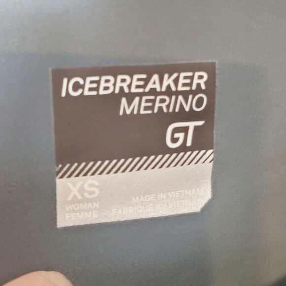 ICEBREAKER MERINO GT FULL ZIP JACKET IN TEAL, SZ XS - Picture 8 of 14